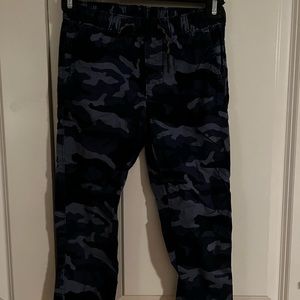 Gap Kids Blue Camo joggers